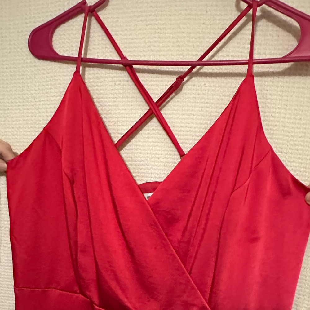 Nine West XL scarlet red silky dress 💃